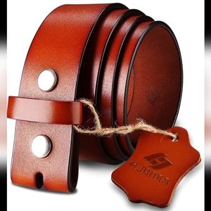 New leather belt in brown or black. Various sizes available please ask